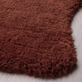 Yapay Koyun Postu MeridyenDukkan Koyu Taba-Kahverengi 55x85 cm Ev Tekstili Dekorasyonu - 3
