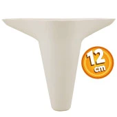 Aspen Lüks Mobilya Kanepe Sehpa Puf Koltuk Ayağı 12 cm Krem Baza Ayak - 1