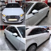 AUDI A3 CAM ÇERÇEVESİ Sedan KROM 10 PARÇA 2012 + - 2