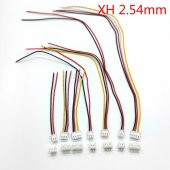 JST-XH 2.54mm 4pin 10cm Kablolu Konnektör (Beyaz) Takım x 1 adet (rf026) - 1