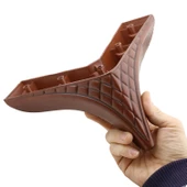 Petek Lüks Mobilya Kanepe Sehpa Puf Koltuk Ayağı 12 Cm Kahverengi Ahşap Desenli Baza Ayakları thumbnail 4