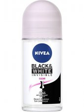Nivea Roolon Bayan 50 ml İnvisible Black Clear ( Pembe ) - 1