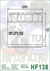 Hiflo Hf138 2019-2021 Aprilia RSV4 1100 Yağ Filtresi - 2