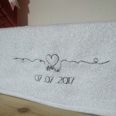 30X50 15'Lİ NİŞAN HAVLUSU KİŞİYE ÖZEL - 1