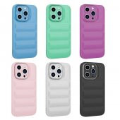 Apple iPhone 13 Pro Max Kılıf Kamera Korumalı Parlak Airbagli Zore Galya Kapak - 2