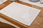 Finezza Lola Jakar Polyester Kumaş Bej Amerikan Servis 33x46 cm Bej 4 Ad.-1381 - 3