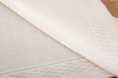 Finezza Lola Jakar Polyester Kumaş Bej Amerikan Servis 33x46 cm Bej 4 Ad.-1381 - 4