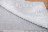 Finezza Lola Jakar Polyester Kumaş Bej Amerikan Servis 34x46 cm Gri 4 Ad.-1382 - 5