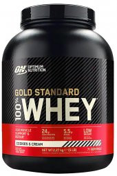Optimum Nutrition 100 Whey Protein Cookies Cream 2270GR - 1