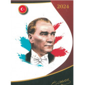 Özkan  2024 Atatürk  ajandası 17x24 - 1