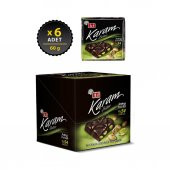 Eti Karam Antep Fıstıklı Kakaolu Bitter Çikolata 60 g x 6 Adet - 2