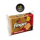 Eti Finger Bisküvi 6lı 900 g x 5 Adet - 1