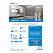 ECOLAB TOPCLIN ACID BATHROOM CLEANER - 0,75 L (BANYO TEMİZLEYİCİ) - 4