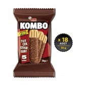 Eti Kombo Hindistan Cevizi ve Çikolata Kaplamalı Bisküvi 56 g x 18 Adet - 1