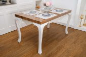 Finezza Roma Jakar Polyester Kumaş KremAmerikan Servis 34x46 cm Krem 4 Ad-1385 - 1