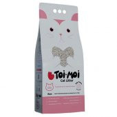 Toi Moi Natura Cream Bebek Pudralı Kokulu Topaklanan Kedi Kumu 10 Kg - 1