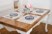 Finezza Ayda Jakar Polyester Kumaş Bej Amerikan Servis 34 x 46 cm Bej 4 Ad.-1388 - 2