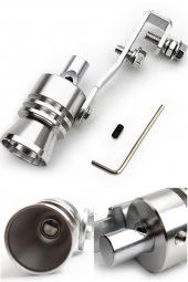 Eksoz Turbo Ses Efekti Egzoz Çıkışına Takılan Turbo Ses Aparatı Large - 2