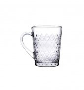 Paşabahçe 55723 Ruby Kulplu Çay-Kahve Kupası 260 cc -6 Adet - 1