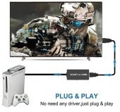Scart To Hdmi 1080p AV Video Çevirici Dönüştürücü Adaptör - 7