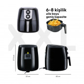 Kumtel Fastfryer XXL 8,5 LT ( Yağsız Fritöz Airfryer ) Haf-03 - 5