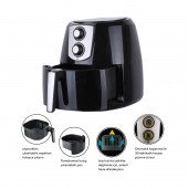 Kumtel Fastfryer XXL 8,5 LT ( Yağsız Fritöz Airfryer ) Haf-03 - 6