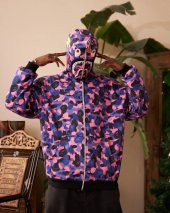 Bape 3 İplik Unisex Oversize Full Zip Fermuarlı Hırka thumbnail 2