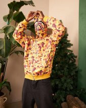 Bape 3 İplik Unisex Oversize Full Zip Fermuarlı Hırka thumbnail 7