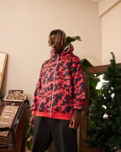 Bape 3 İplik Unisex Oversize Full Zip Fermuarlı Hırka thumbnail 9