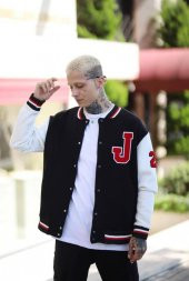 Jordan 23 Nakış  Kolej Ceket  Unisex Oversize Kolej Ceket - 1