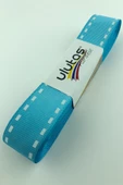 Turkuaz Şerit Baskılı Grogren Kurdele 2,5 cm - 1