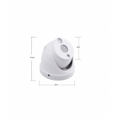 MİNİ ARAÇ KAMERASI 3.6MM LENS ANALOG 1200 TVLINE 1 ARRAY LED DOME - 1