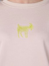 Farm Animals Nakış Detaylı Kadın Sweat Kazak - 6