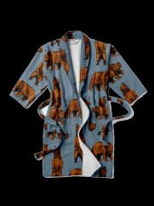 FARM ANİMALS Ayı Desenli Unisex Yetişkin Bornoz - 1