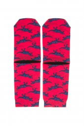 Farm Animals Timsah Desenli Patik Çorap - 2