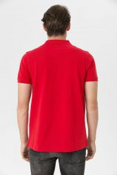 Farm Animals Polo Yaka Fil Nakış Detaylı Erkek T-Shirt - 7