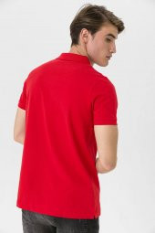 Farm Animals Polo Yaka Fil Nakış Detaylı Erkek T-Shirt - 8