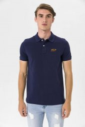Farm Animals Polo Yaka Ayı Nakış Detaylı Erkek T-Shirt - 1