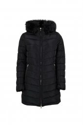 15183994 Kadın Siyah Mont - 1