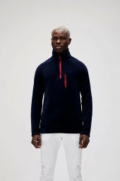 Erkek Lacivert Polar Husky Half Zıp Navy - 1