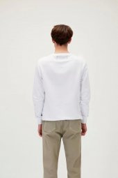 Erkek Beyaz Sweatshırt Presage Crewneck - 4