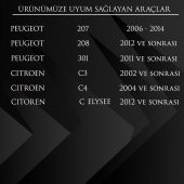 Peugeot 207,208,301, Citroen C3,C4 için El Fren Düğmesi - 2