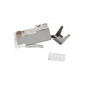 Cat7 Metal korumalı Rj45 Jack Internet Patch Kablo Ucu Konnektör Jak 1 ADET - 1