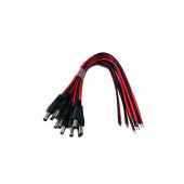 dc jack 0.25 x 2 Bakır 0,50 mm 10 Adet Kalın Kablo Power dc jack kırmızı /kırmızı siyah kablo - 4