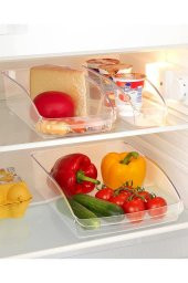 Buzdolabı Düzenleyici Şeffaf 3 Parçalı set thumbnail 1