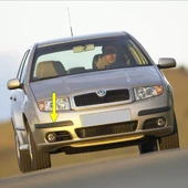 Skoda Fabia 1 2005-2008 Ön Tampon Sağ Köşe Bandı Çıtası 6Y0807718B - 1