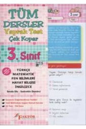 3. Sınıf Tüm Dersler Yaprak Test Çek Kopar - 1