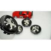Peugeot Jant Göbeği Kapak Seti 60mm thumbnail 1