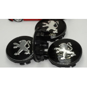 Peugeot Jant Göbeği Kapak Seti 60mm thumbnail 5