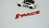 DK Tuning I-Pace 3M Kırmızı ABS Bagaj Yazı Logo Jaguar İle Uyumlu - 3